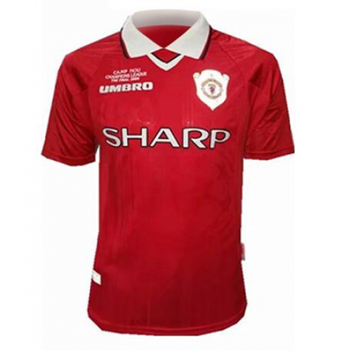 99-00 Manchester United Retro Euro Soccer Jersey Shirt